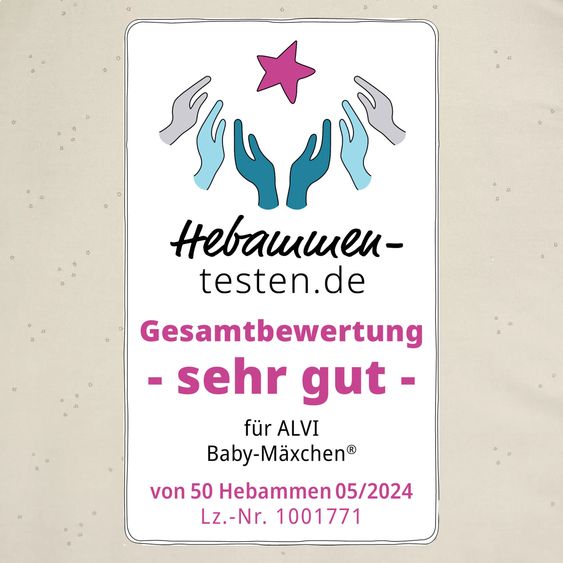 Alvi Baby-Mäxchen 3-tlg. Organic Cotton - Volant - Gr. 74/80