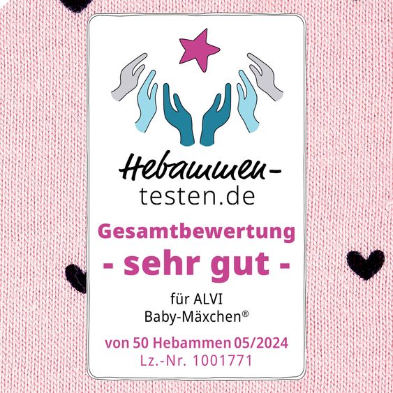 Alvi Baby-Mäxchen 3-tlg. Outlast - Little Hearts - Gr. 80/86
