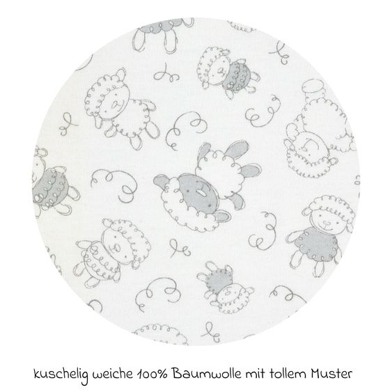 Alvi Baby-Mäxchen 3-tlg. - Schäfchen Beige - Gr. 80/86