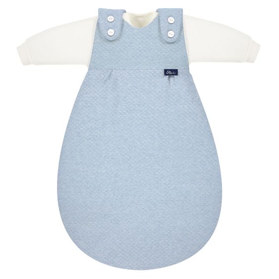 Alvi Baby-Mäxchen 3-tlg. Special Fabric - Quilt Aqua - Gr. 50/56