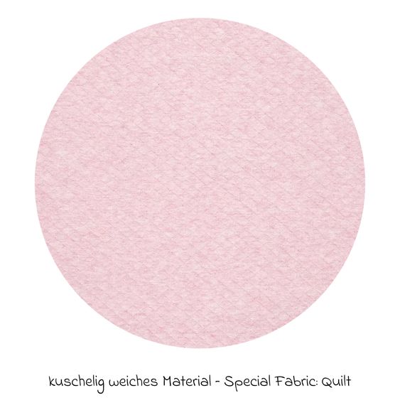 Alvi Baby-Mäxchen 3-tlg. Special Fabric - Quilt - Rosé - Gr. 80/86