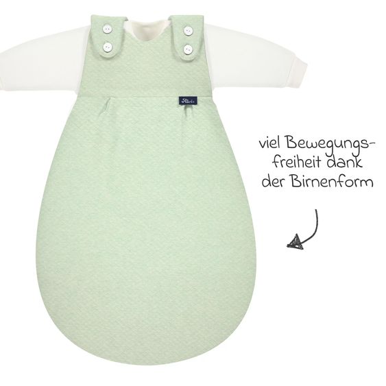 Alvi Baby-Mäxchen 3-tlg. Special Fabric - Quilt - Türkis - Gr. 80/86