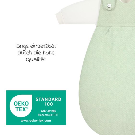 Alvi Baby-Mäxchen 3-tlg. Special Fabric - Quilt - Türkis - Gr. 80/86