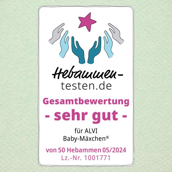 Alvi Baby-Mäxchen 3-tlg. Special Fabric - Quilt - Türkis - Gr. 80/86