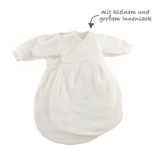 Alvi Baby-Mäxchen 3-tlg. Supersoft - Birds Beige - Gr. 56/62