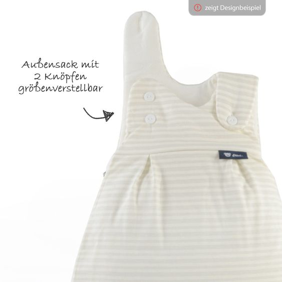 Alvi Baby-Mäxchen 3-tlg. Supersoft - Stern & Sternchen Grau Beige - Gr. 50/56