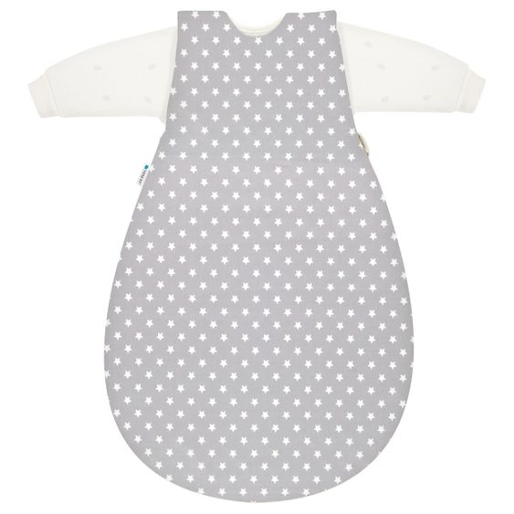 Alvi Baby-Mäxchen 3-tlg. Tencel® - Stars Silber - Gr. 56/62