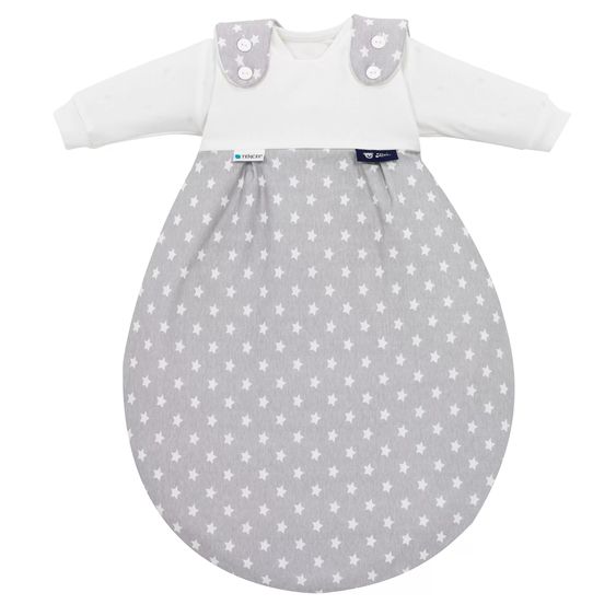 Alvi Baby-Mäxchen 3-tlg. Tencel - Stars Silber - Gr. 80/86