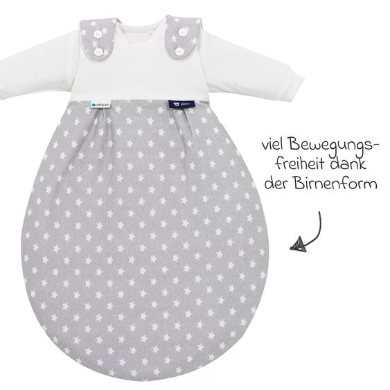 Alvi Baby-Mäxchen 3-tlg. Tencel - Stars Silber - Gr. 80/86