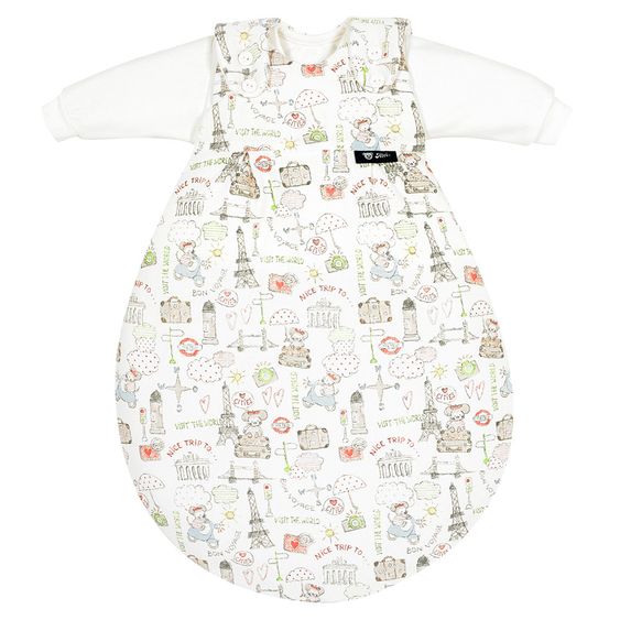 Alvi Baby-Mäxchen 3-tlg. - Weltenbummler Bunt - Gr. 50/56
