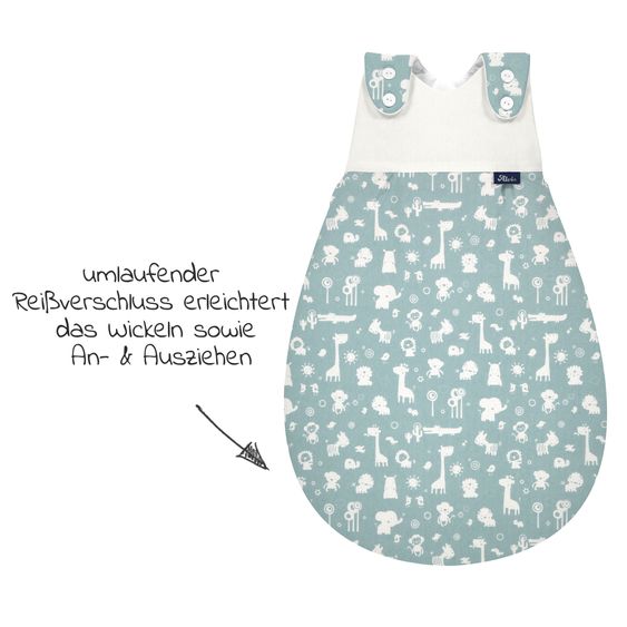 Alvi Baby-Mäxchen Außensack - Animals - Gr. 68/74