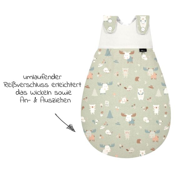 Alvi Baby-Mäxchen Außensack - Baby Forest - Gr. 56/62