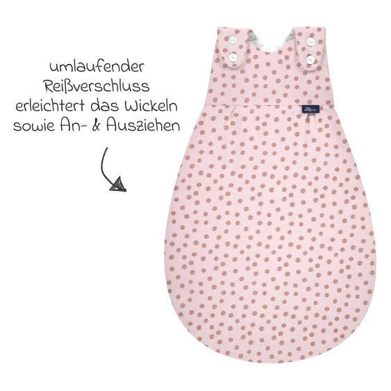 Alvi Baby Mäxchen-Außensack Organic Cotton - Curly Dots - Gr. 68/74