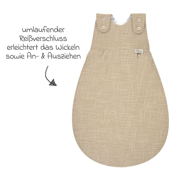 Alvi Baby-Mäxchen Außensack - Slub Muslin - Gr. 68/74