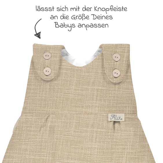 Alvi Baby-Mäxchen Außensack - Slub Muslin - Gr. 68/74