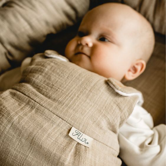 Alvi Baby-Mäxchen Außensack - Slub Muslin - Gr. 68/74