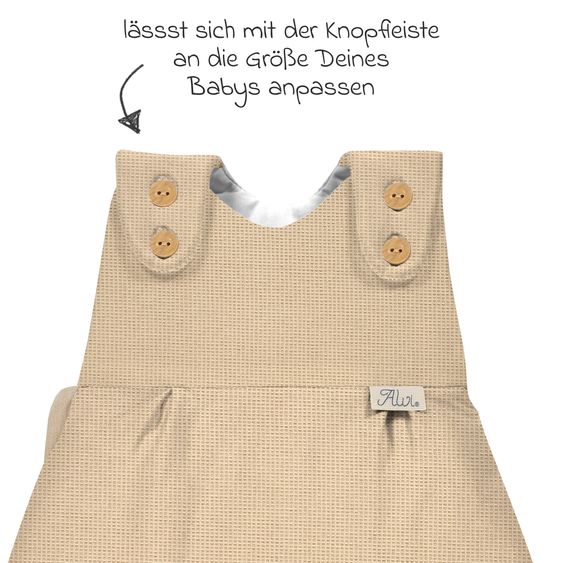 Alvi Baby-Mäxchen Außensack - Waffelpique - Gr. 56/62