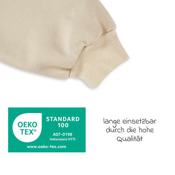 Alvi Baby-Mäxchen Innensack Jersey Organic Cotton - Beige - Gr. 68