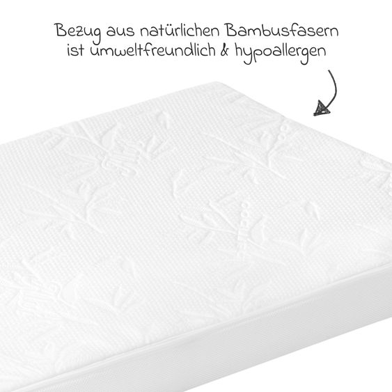 Alvi Babybett-Matratze Bamboo Pro 70 x 140 cm