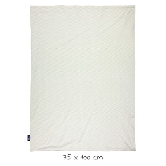 Alvi Babydecke Jersey - Organic Cotton 75 x 100 cm - Teddy 1961