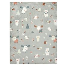 Babydecke Mikrofaser 75 x 100 cm - Baby Forest