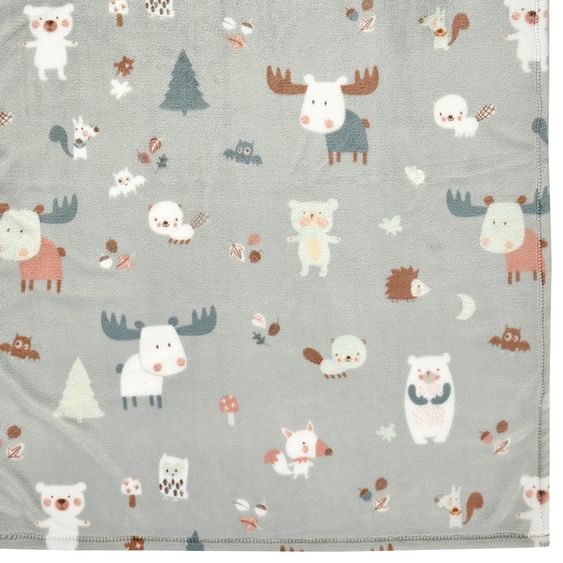 Alvi Babydecke Mikrofaser 75 x 100 cm - Baby Forest