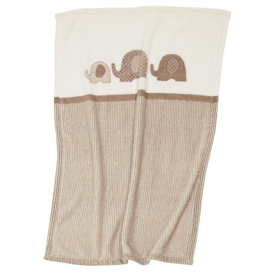 Alvi Babydecke Mikrofaser 75 x 100 cm - Elefant