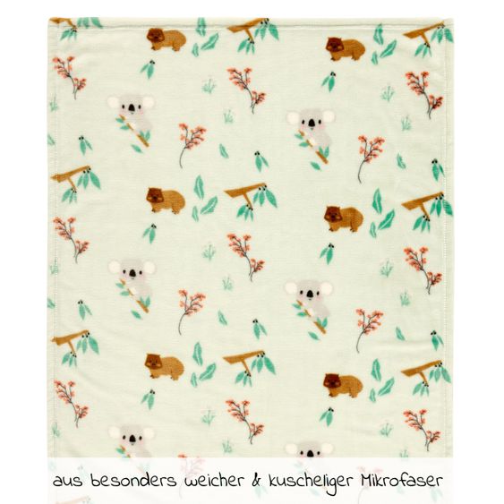 Alvi Babydecke Mikrofaser 75 x 100 cm - Koalas World