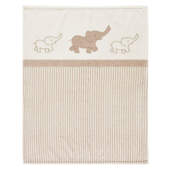 Alvi Babydecke Mikrofaser 75 x 100 cm - Olifant