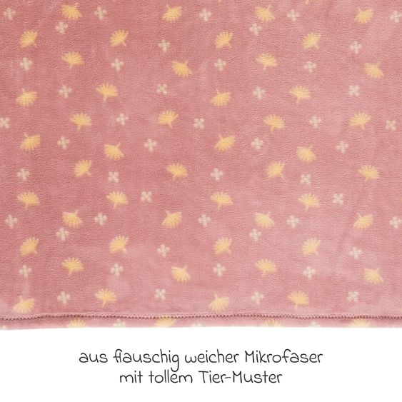 Alvi Babydecke Mikrofaser 75 x 100 cm - Pretty