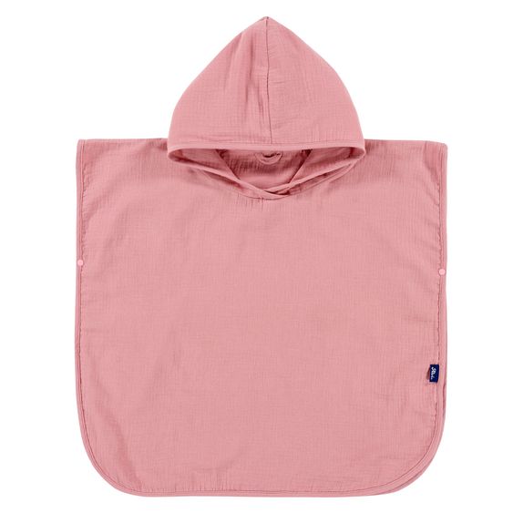 Alvi Bade-Poncho Mull 60 x 60 cm - Fox Glove