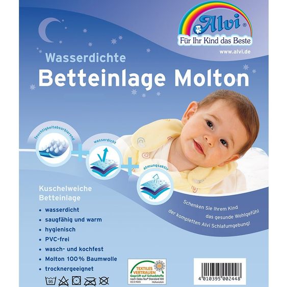 Alvi Betteinlage Molton 40 x 50 cm