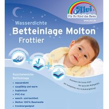 Betteinlage Molton / Frottier 40 x 50 cm