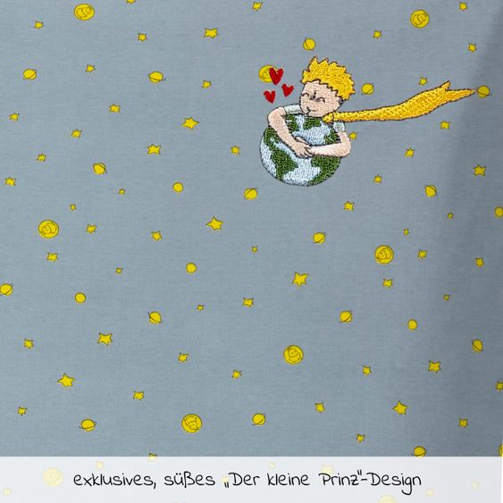 Alvi Bettwäsche aus Bio-Baumwolle 80 x 80 cm - Der Kleine Prinz - Limited Edition