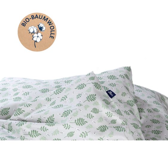 Alvi Bettwäsche Organic Cotton 100 x 135 cm - Drifting Leaves