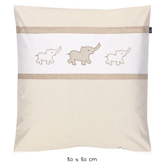 Alvi Bettwäsche Organic Cotton 80 x 80 cm - Olifant