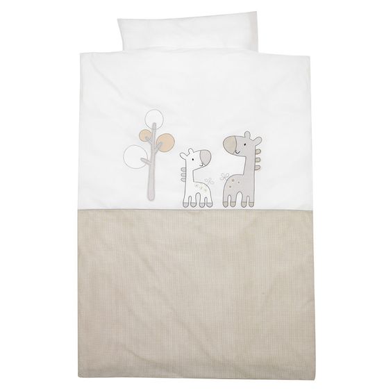 Alvi Bettwäsche-Set - Giraffe - Beige