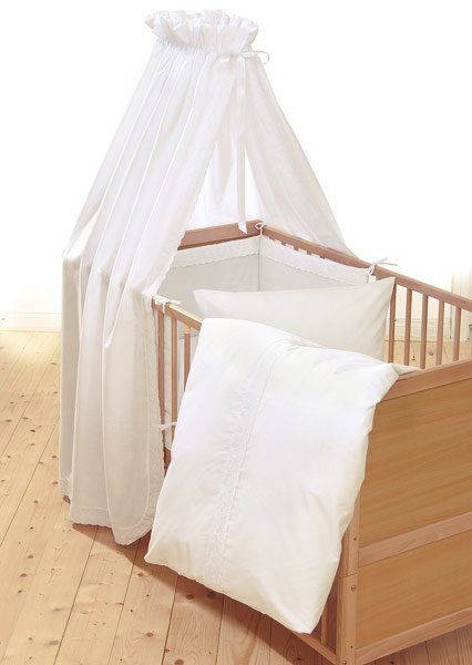 Alvi Bedding set Teddy Romantic - White