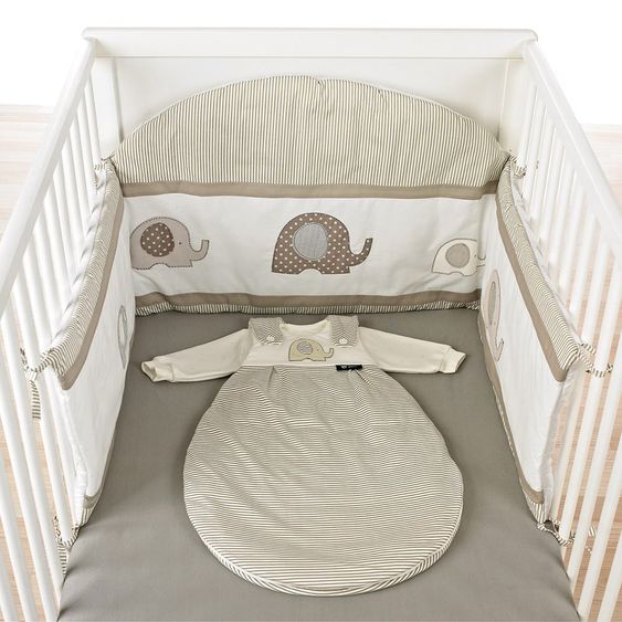 Alvi Bogen-Nestchen Premium Elefant - Beige
