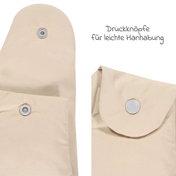 Alvi Daunen-Schlafsack - Nature - Gr. 110 cm