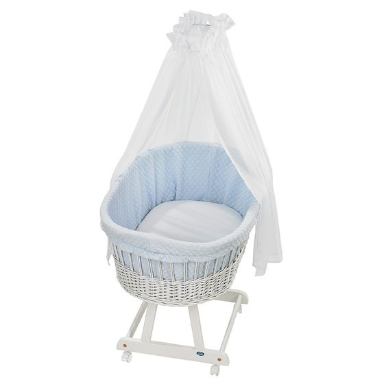 Alvi Komplett-Stubenwagen Birthe Weiß bellybutton - Dream - Bleu
