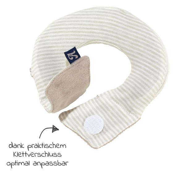 Alvi Kopfstütze / Babykissen gegen Kopfverformung ALVIbino inkl. Aufbewahrungstasche - Smokey Stripe