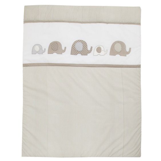 Alvi Krabbeldecke 100 x 135 cm - Elefant Beige