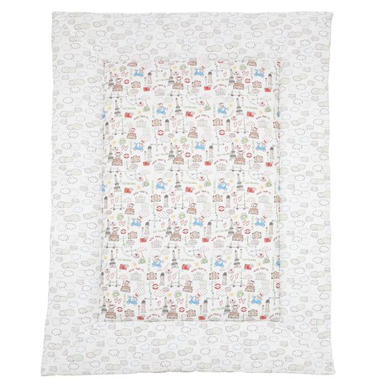 Alvi Krabbeldecke 100 x 135 cm - Traveler - Bunt