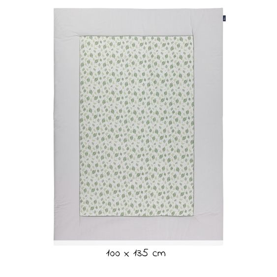 Alvi Krabbeldecke Organic Cotton 100 x 135 cm - Drifting Leaves