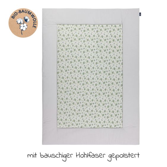 Alvi Krabbeldecke Organic Cotton 100 x 135 cm - Drifting Leaves