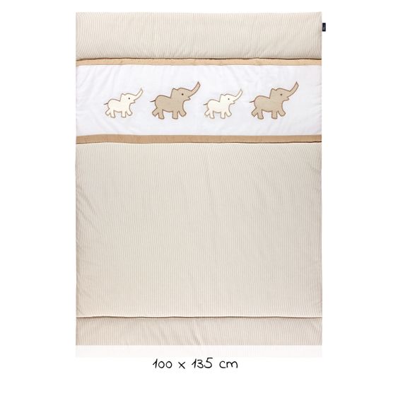 Alvi Krabbeldecke Organic Cotton 100 x 135 cm - Olifant