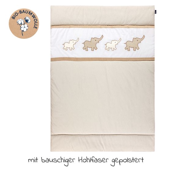 Alvi Krabbeldecke Organic Cotton 100 x 135 cm - Olifant