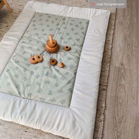 Alvi Krabbeldecke Organic Cotton 100 x 135 cm - Petit Fleurs