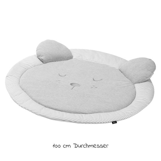 Alvi Krabbeldecke Rund 3D 100 cm - Faces